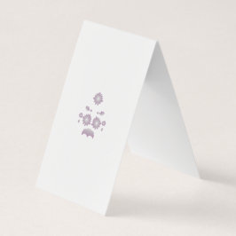 Gefaltete Visitenkarten