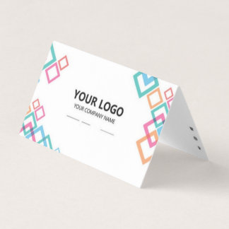 Gefaltete Visitenkarten