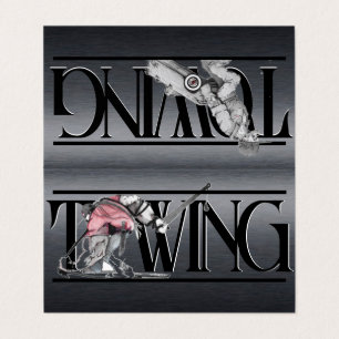 Gefaltete Visitenkarten