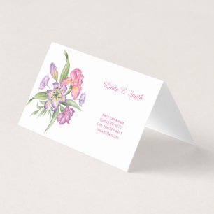 Gefaltete Visitenkarten