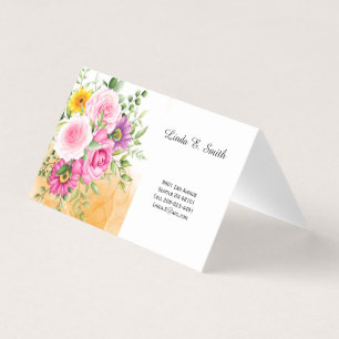 Gefaltete Visitenkarten