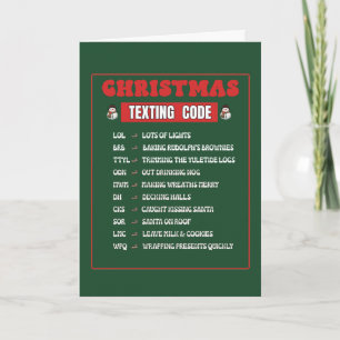 gefaltete Weihnachtskarte Feiertagskarte