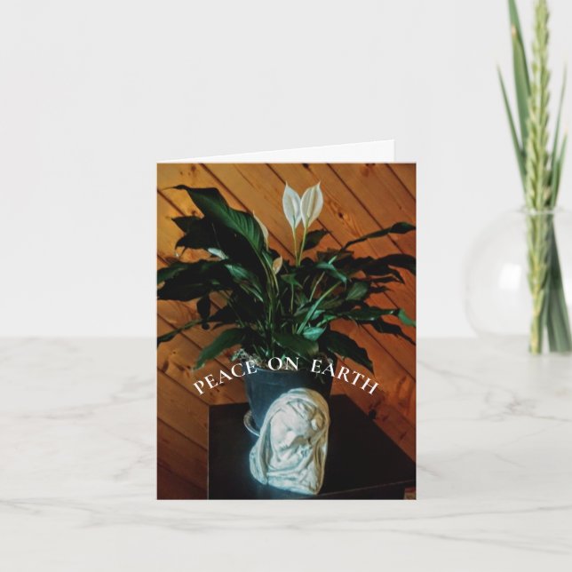 Gefaltete Weihnachtskarte Feiertagskarte (Vorderseite)