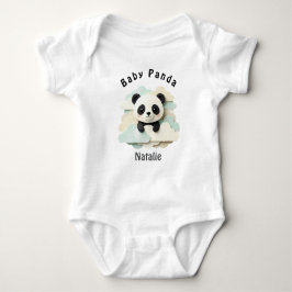 Gefaltetes Baby-Panda | Süße Origami Baby Strampler