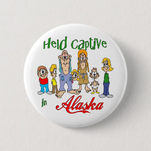 Gefangen in Alaska Button