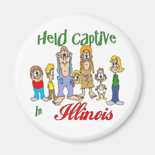 Gefangen in Illinois Magnet
