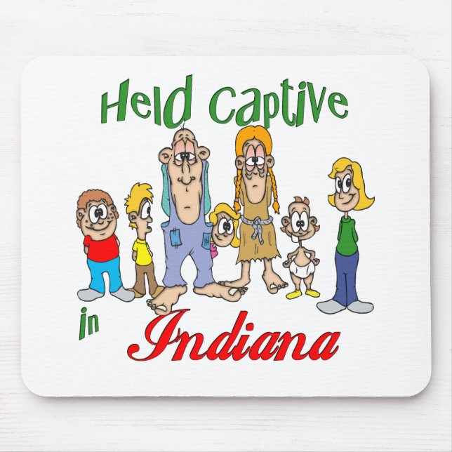 Gefangen in Indiana Mousepad (Vorne)