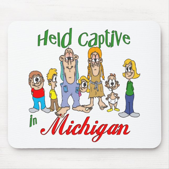 Gefangen in Michigan Mousepad (Vorne)