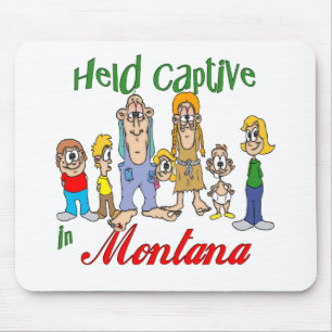 Gefangen in Montana Mousepad