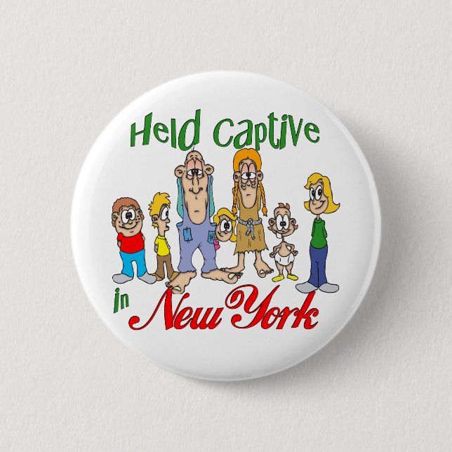Gefangen in New York Button (Vorderseite)