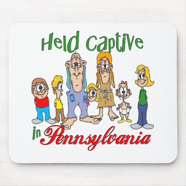 Gefangen in Pennsylvania Mousepad (Vorne)