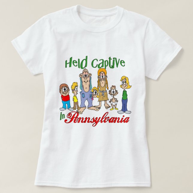 Gefangen in Pennsylvania T-Shirt (Design vorne)