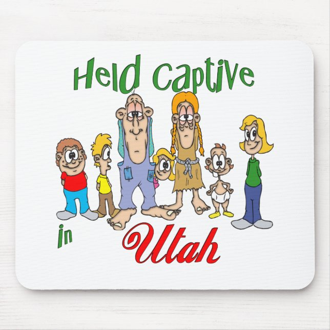 Gefangen in Utah Mousepad (Vorne)