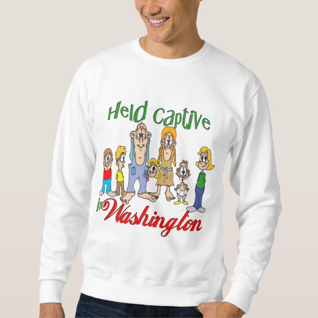 Gefangen in Washington Sweatshirt (Vorderseite)
