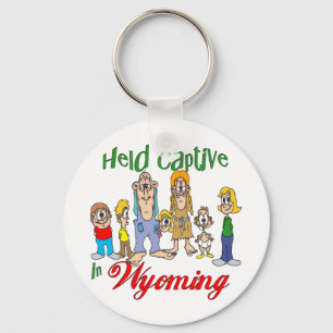 Gefangen in Wyoming Schlüsselanhänger