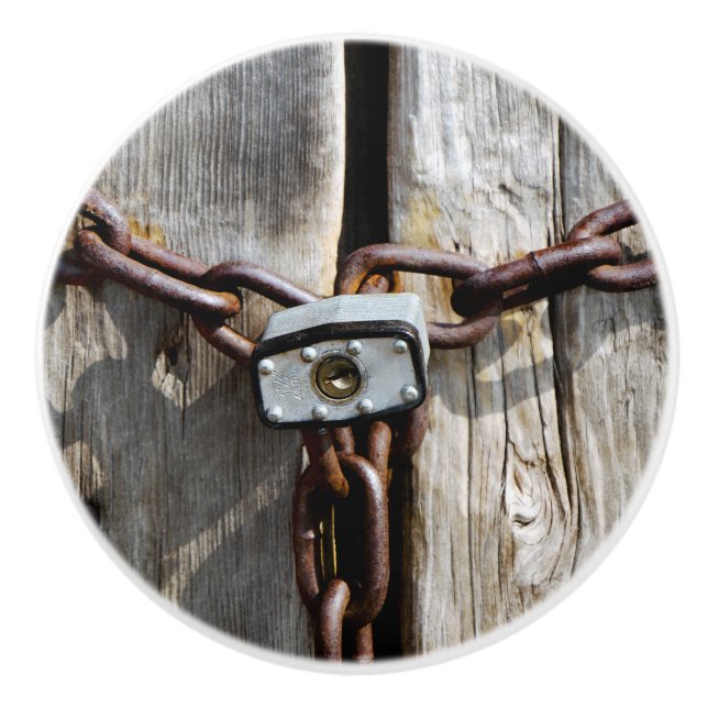 Gefangen! Keramikknauf (Vorderseite)