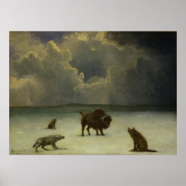 Gefangen von Albert Bierstadt Poster