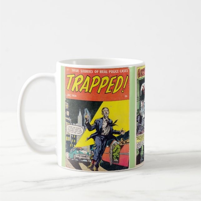 Gefangene Comicen Kaffeetasse (Links)