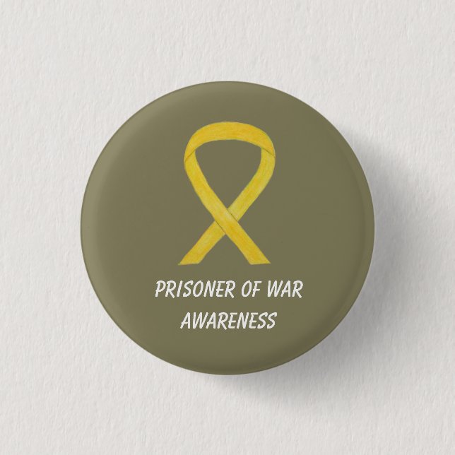 Gefangene des Krieges (POW), das benutzerdefiniert Button (Vorderseite)