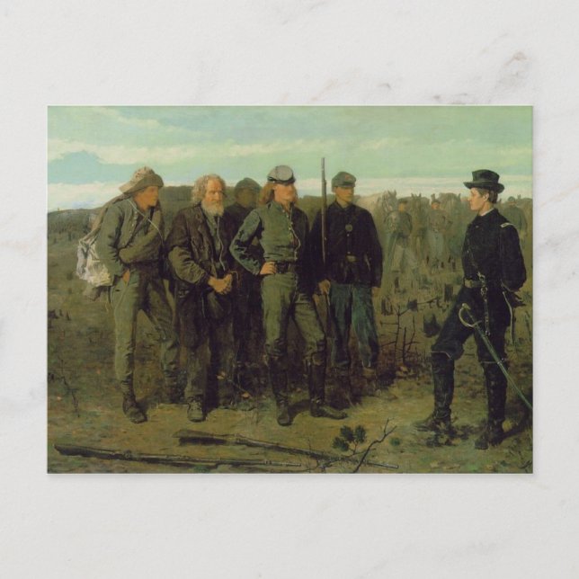 Gefangene von vorne postkarte (Vorderseite)