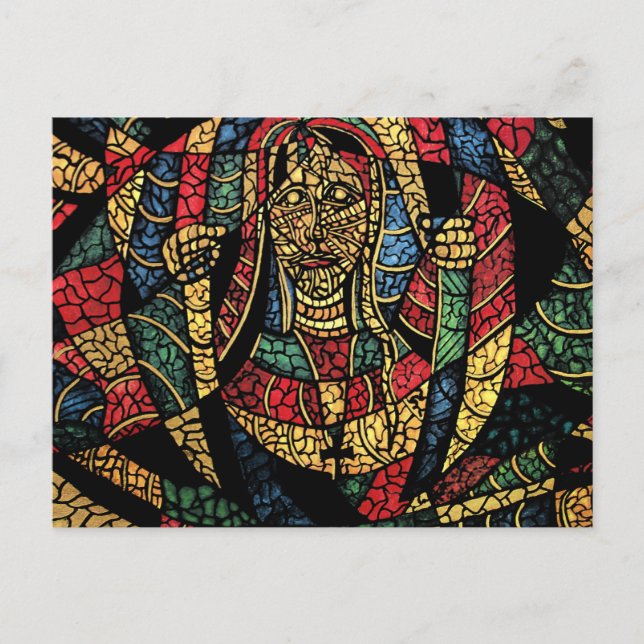 Gefangene zu fürchten Abstrakte Art Postkarte (Vorderseite)