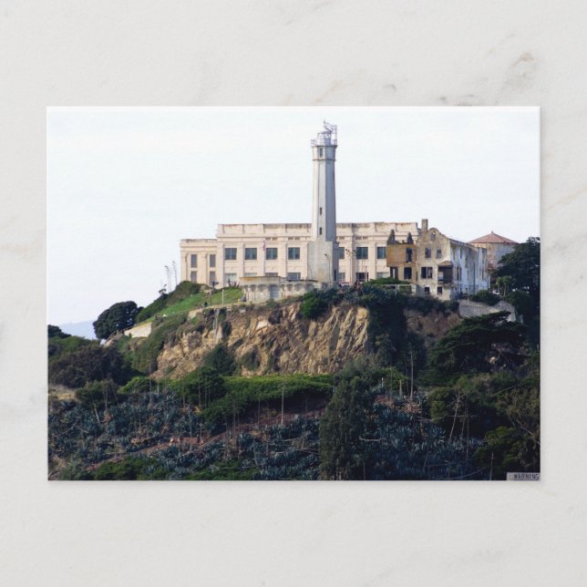 Gefangenschaft auf der Insel Alcatraz Postkarte (Vorderseite)