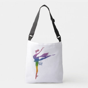 Gefangenschaft auf der Pointe Ballerina Crossbody Tragetaschen Mit Langen Trägern