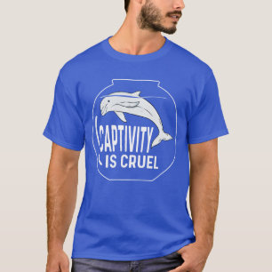 Gefangenschaft ist grausam Tierische Tierrechtsakt T-Shirt