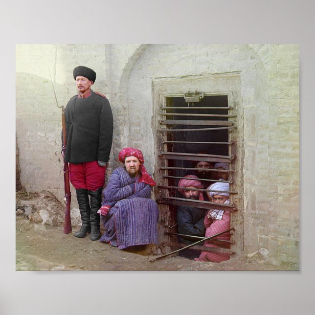 Gefangenschaft und Insassen - Vintages Foto 1912 Poster (Vorne)