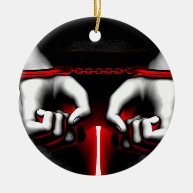 Gefängnis-Gefängnis-Korrekturanlage als Management Keramikornament (Vorne)