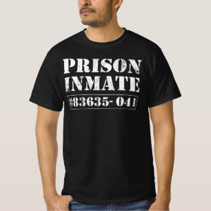 Gefängnis-Insasse - entgangenes T-Shirt