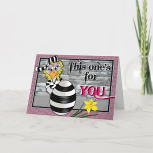 Gefängnis Jailbird Feiertagskarte