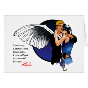 Gefängnis-Karten - liebevoller Engel