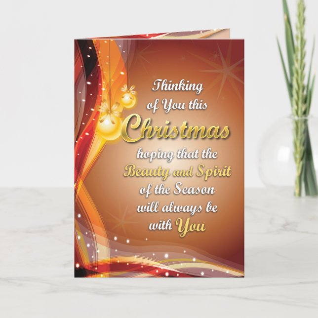 Gefängnis-Karten - Schönheit und Geist Feiertagskarte (Vorderseite)