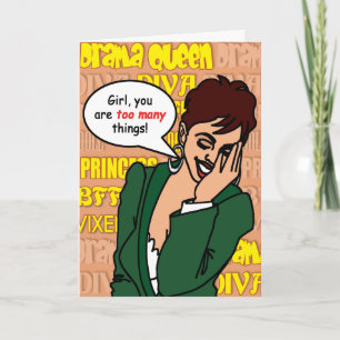 Gefängnis-Karten - zu viele Sachen Dankeskarte