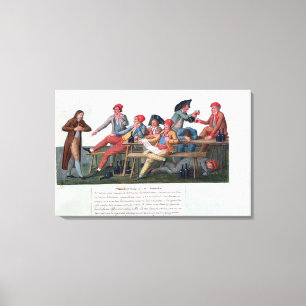 Gefängnis-Tribunal von 2 u. am 3. September 1792 Leinwanddruck