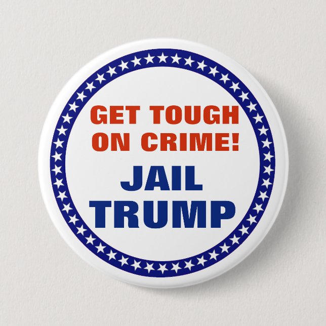 Gefängnis-Trumpf Button (Vorderseite)
