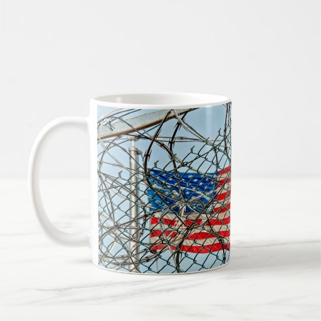 Gefängnis und Flagge Kaffeetasse (Links)