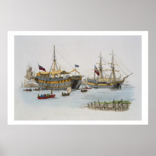 Gefängnis versendet, "vom Kostüm von Poster