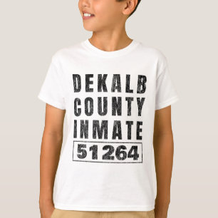 Gefängnisinsasse Halloween Kostüm Dekalb Landkreis T-Shirt