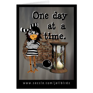 Gefängniskarte: Weiblicher Jailbird