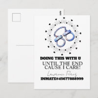 Gefängniskarten Lange Distanz Zeit absitzen Handsc