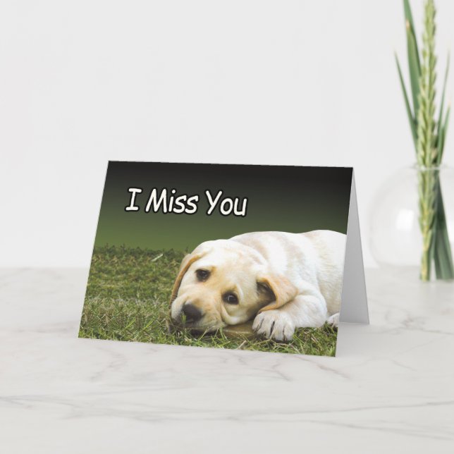 Gefängniskarten - Miss U Karte (Vorderseite)