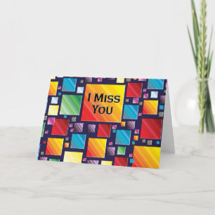 Gefängniskarten - Miss You Karte
