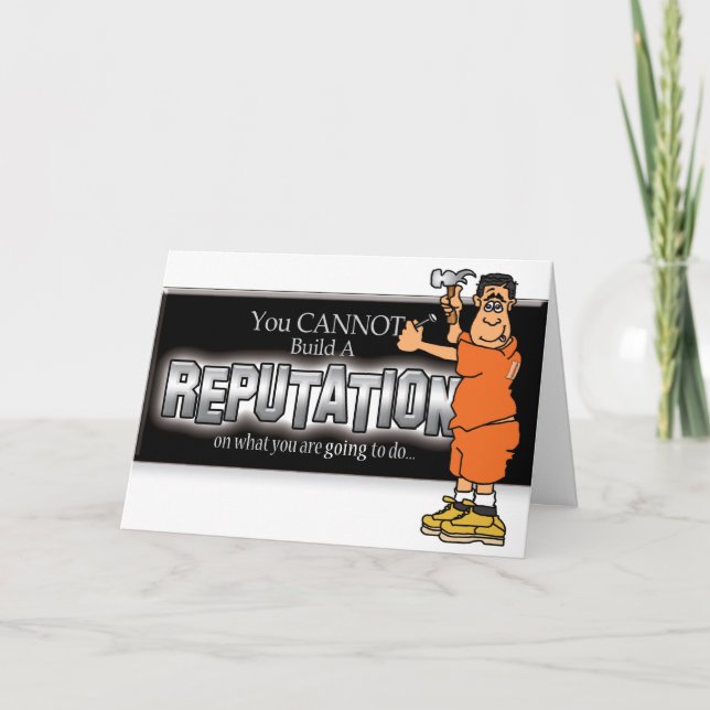 Gefängniskarten - Ruf aufbauen Karte (Vorderseite)