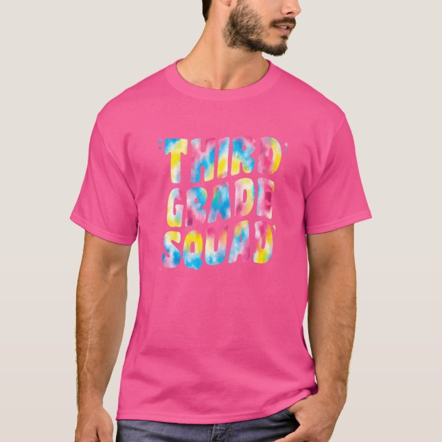 Gefärbte Krawatte 3. Gr. T-Shirt (Vorderseite)