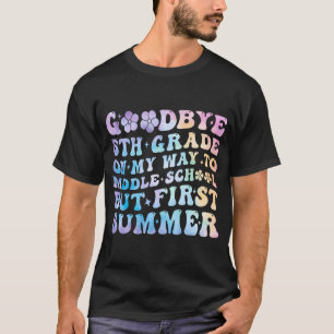 Gefärbte Krawatte 5. Klasse auf dem Weg nach Mitte T-Shirt
