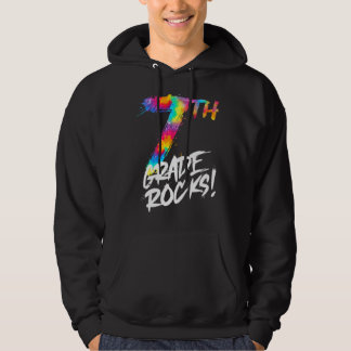 Gefärbte Krawatte 7. Klasse Siebenklässler zurück  Hoodie