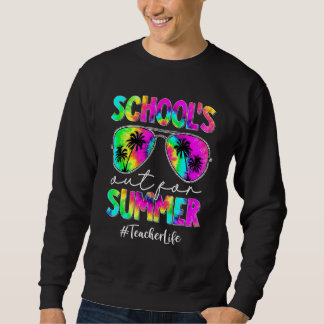 Gefärbte Krawatte am letzten Schultag im Sommer Sweatshirt