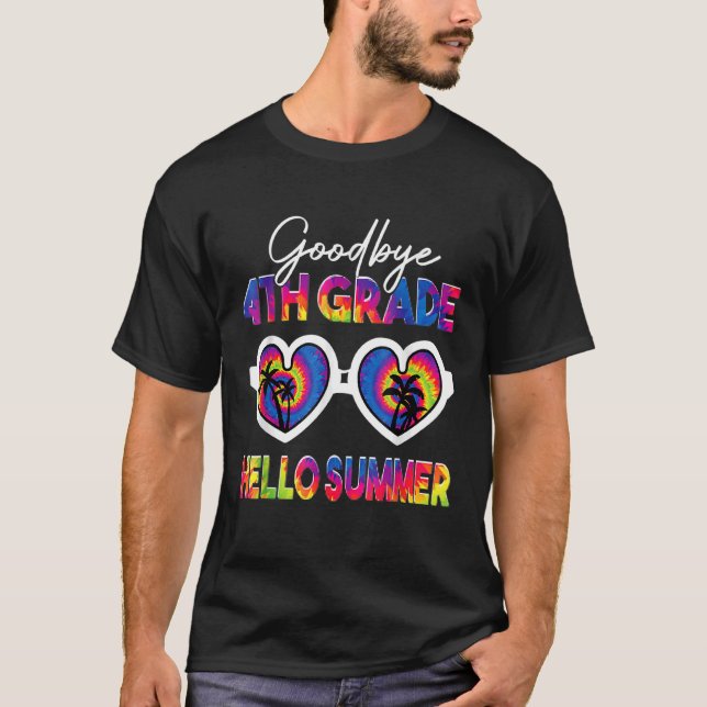 Gefärbte Krawatte Auf der 4. T-Shirt (Vorderseite)